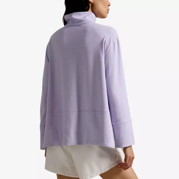 RLX Ralph Lauren Cloud Fleece Funnel Neck Quarter Zip Pull Over, NWT - Picture 6 of 7